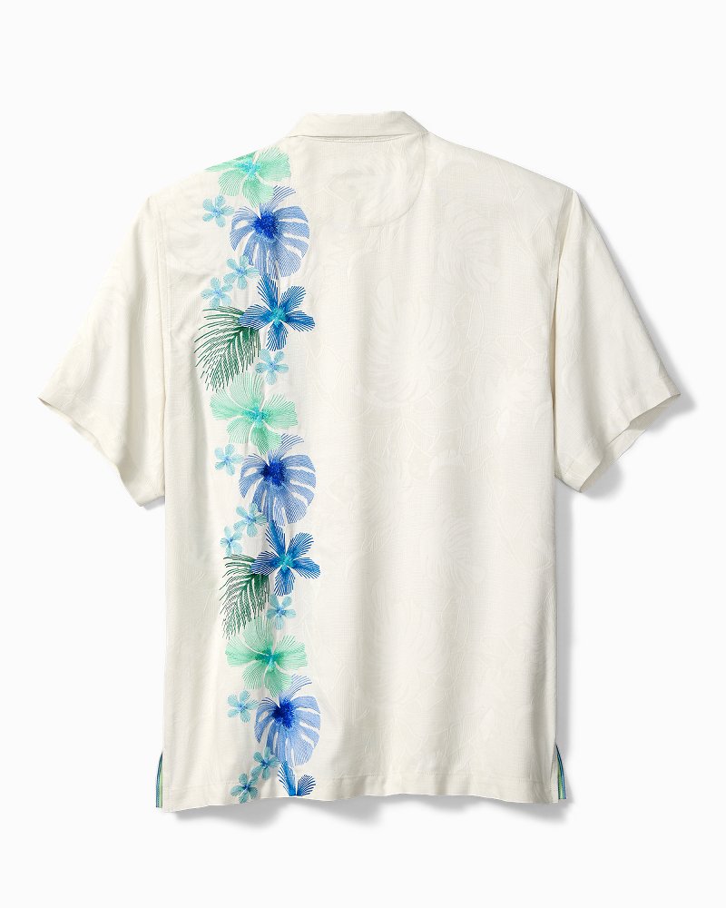 Big & Tall Azul Vines Silk Camp Shirt