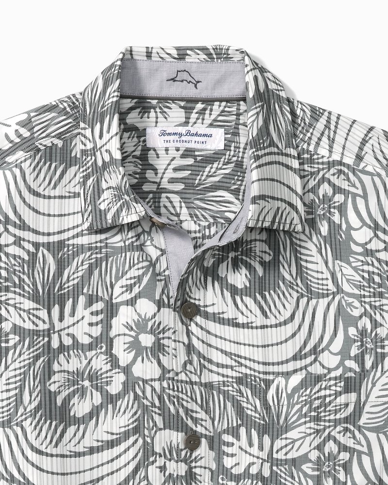 Big & Tall Coconut Point Cabana Blooms IslandZone® Camp Shirt