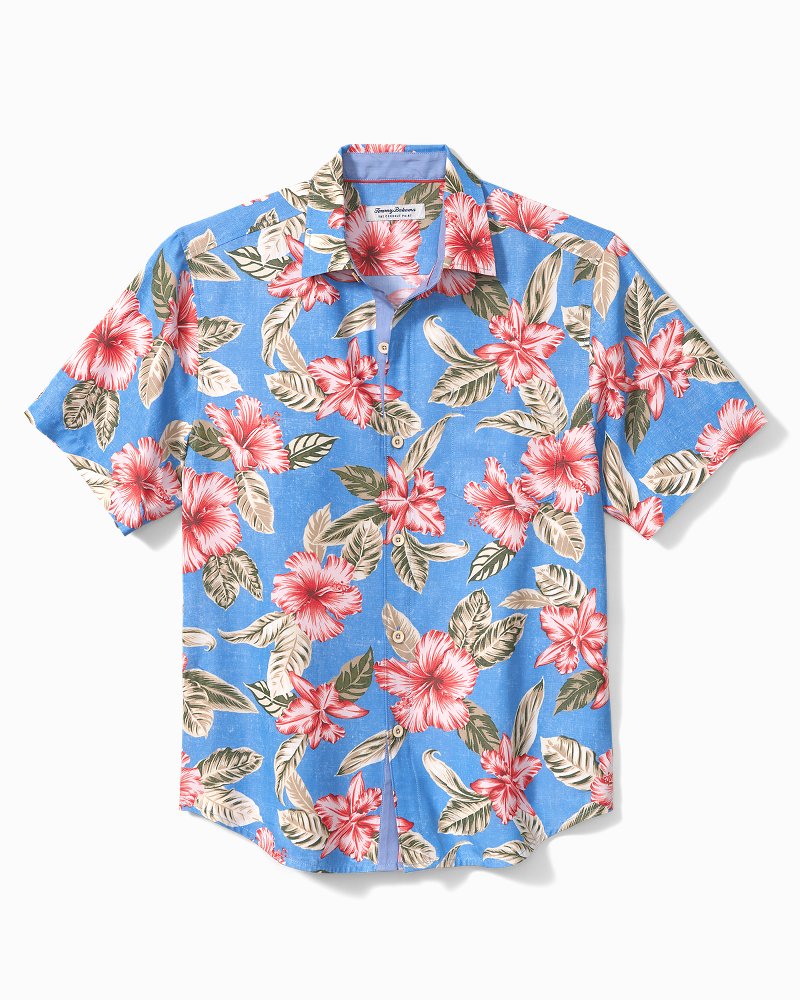 Big & Tall Coconut Point Hibiscus Cay IslandZone® Camp Shirt