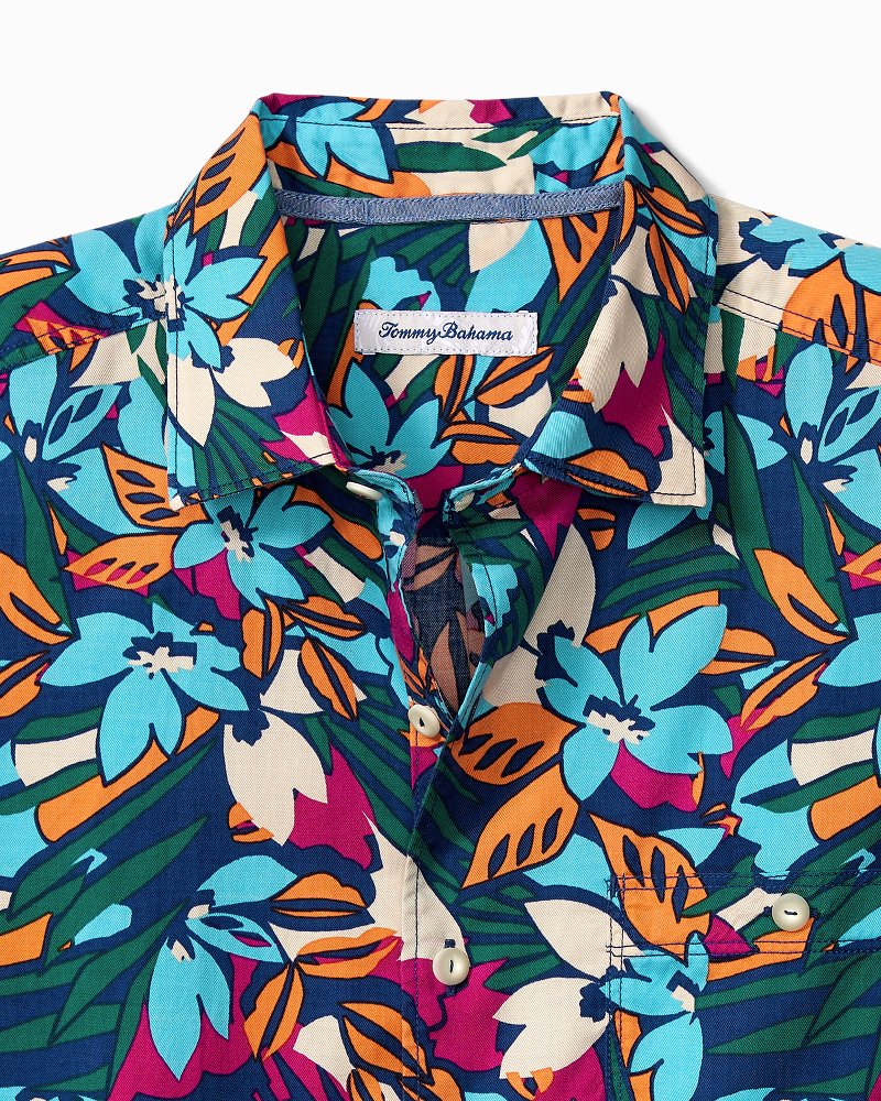 Big & Tall Tortola Fuego Bay Camp Shirt