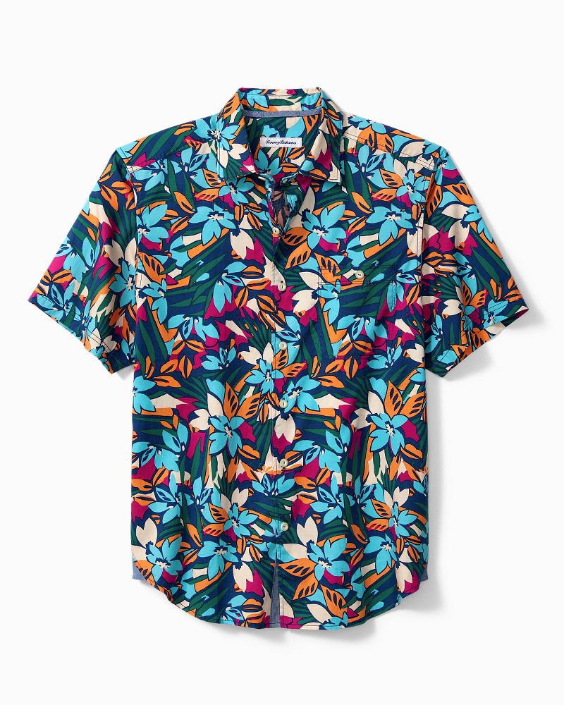 Big & Tall Tortola Fuego Bay Camp Shirt