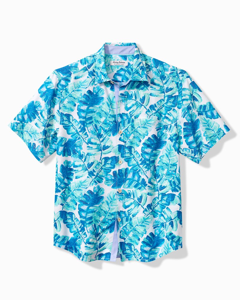 Big & Tall Coconut Point Jungle Grove IslandZone® Camp Shirt