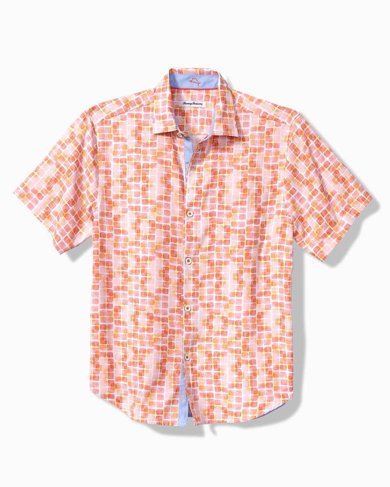 Big & Tall Tide Pool Tiles IslandZone® Camp Shirt