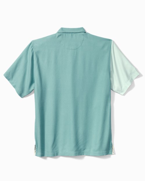 Big & Tall Sun and Shade Grove Silk Camp Shirt