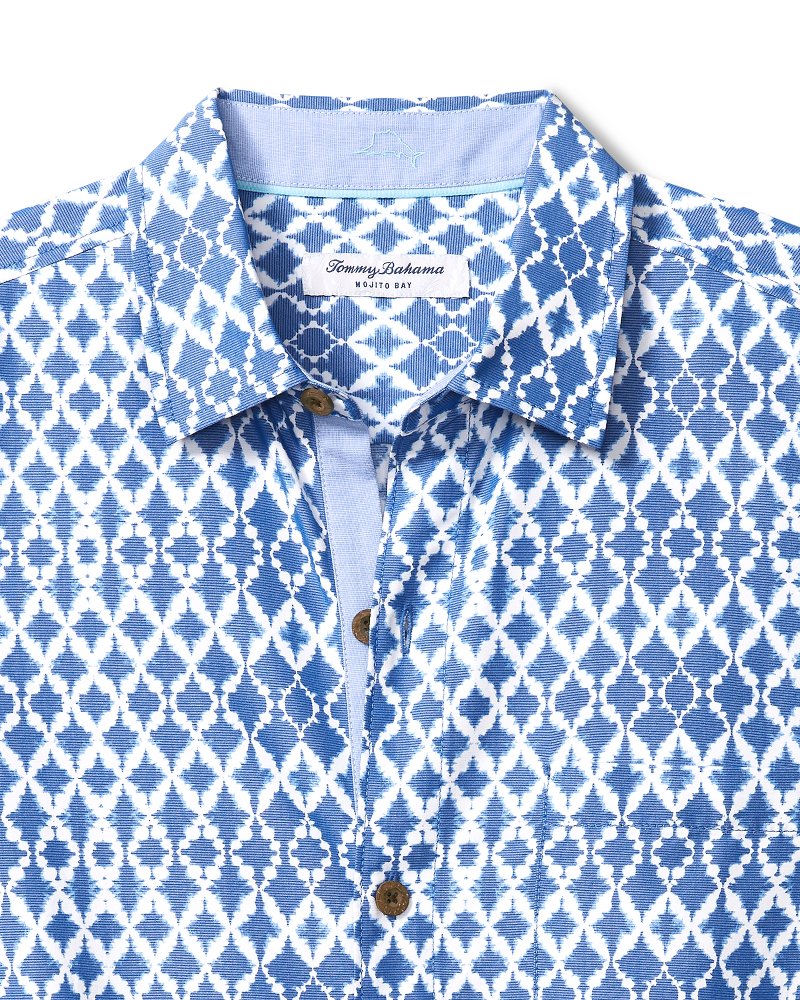 Thumbnail for Big & Tall Mojito Bay Shibori Shores IslandZone® Camp Shirt