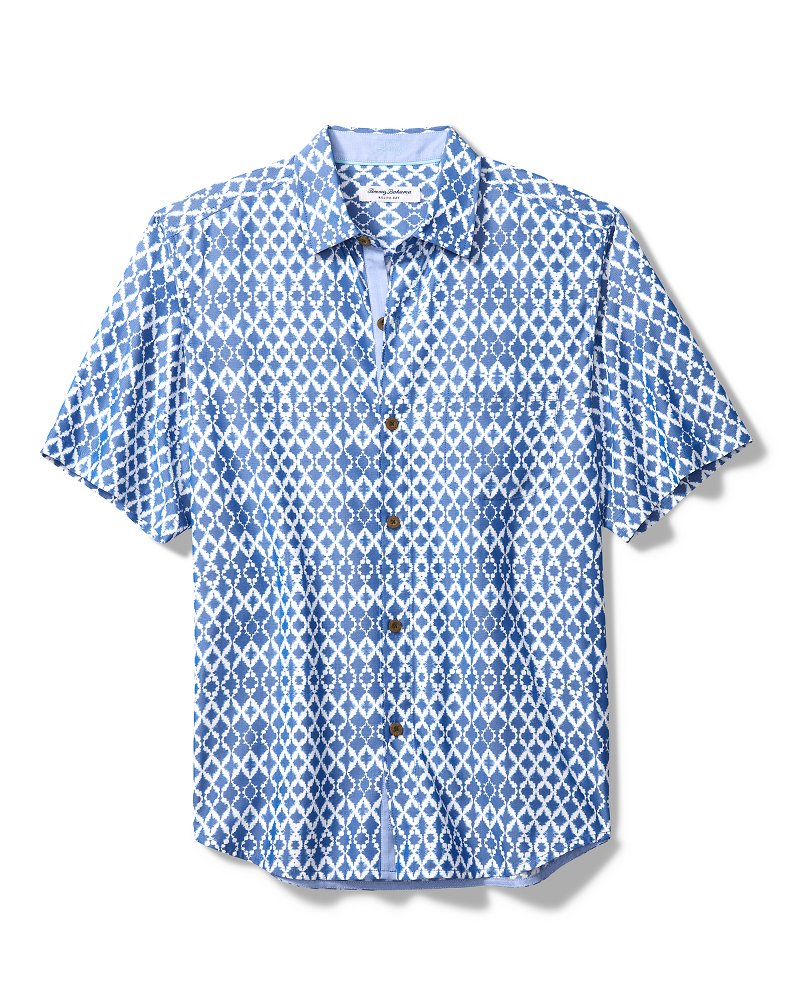 Thumbnail for Big & Tall Mojito Bay Shibori Shores IslandZone® Camp Shirt