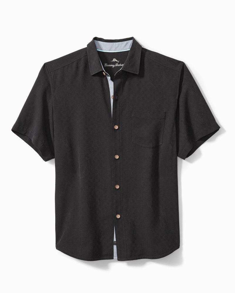 Big & Tall Chilling Me Softly Silk Camp Shirt