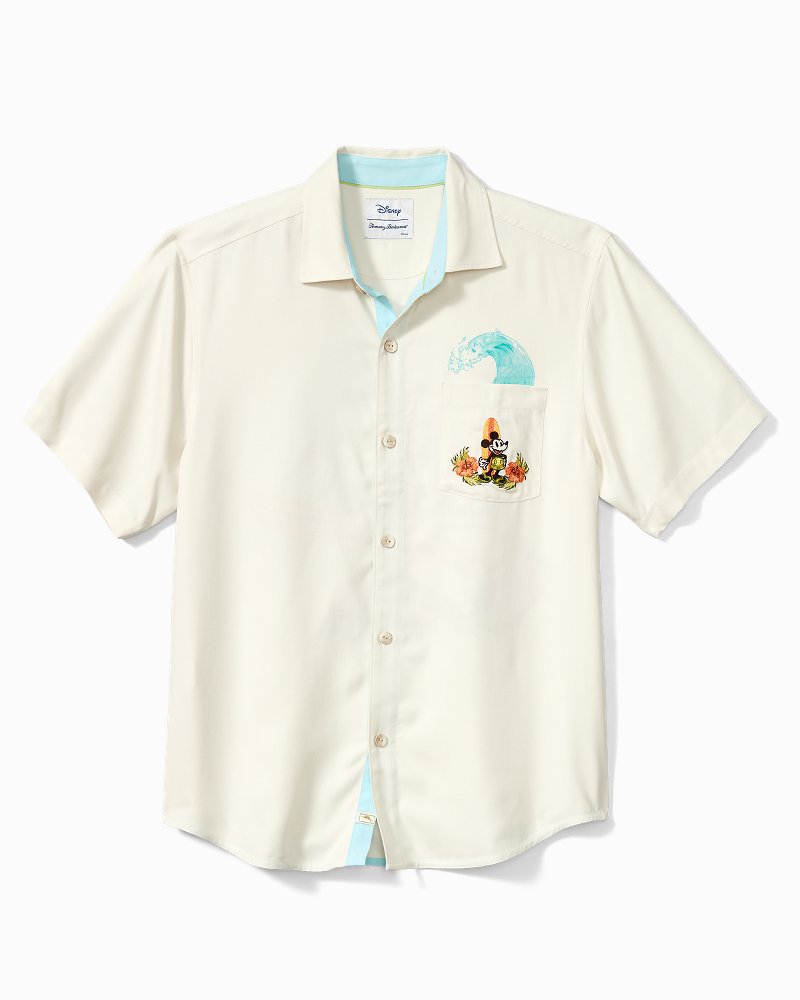 Disney Tommy Bahama Shirt for Men - Mickey Mouse Tropical - Silk