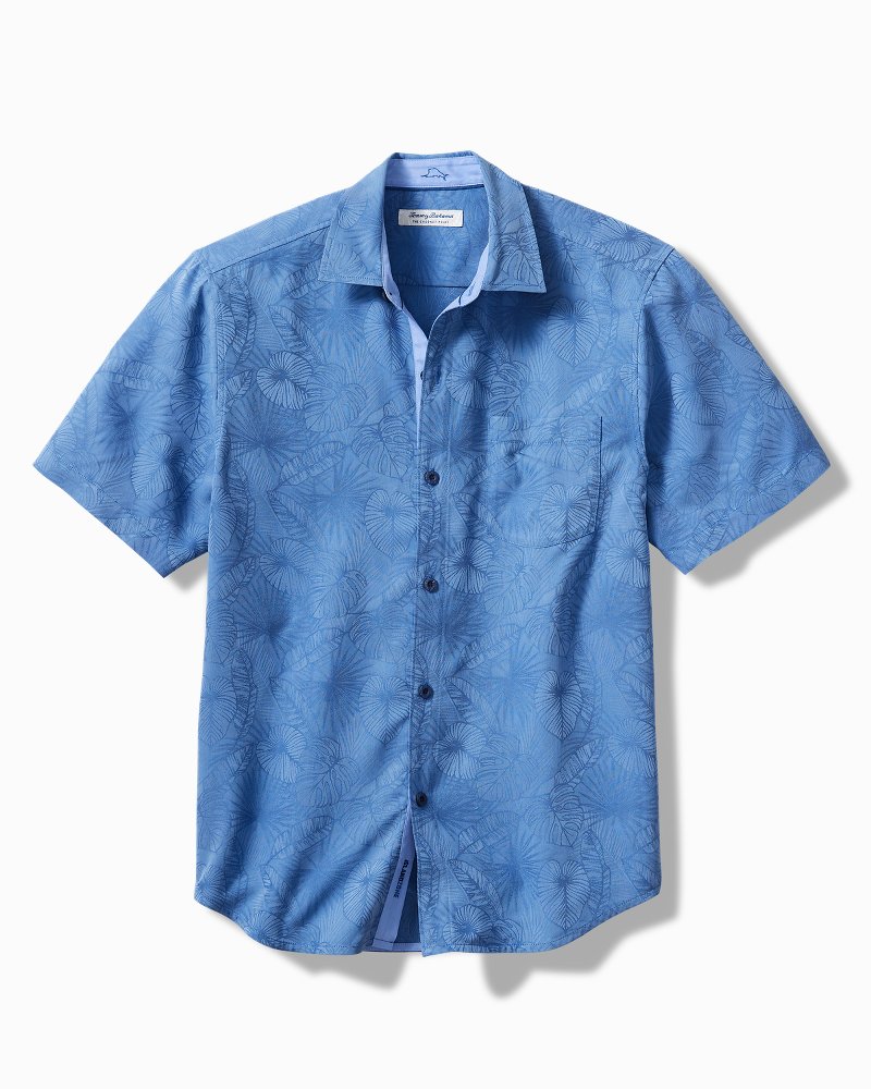 Tommy Bahama Big & Tall Bali Border Silk Camp Shirt