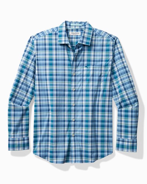 Big & Tall Siesta Key Carmelo Check IslandZone® Shirt