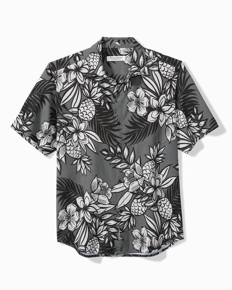 Big & Tall Bahama Coast Piña Breeze IslandZone® Camp Shirt