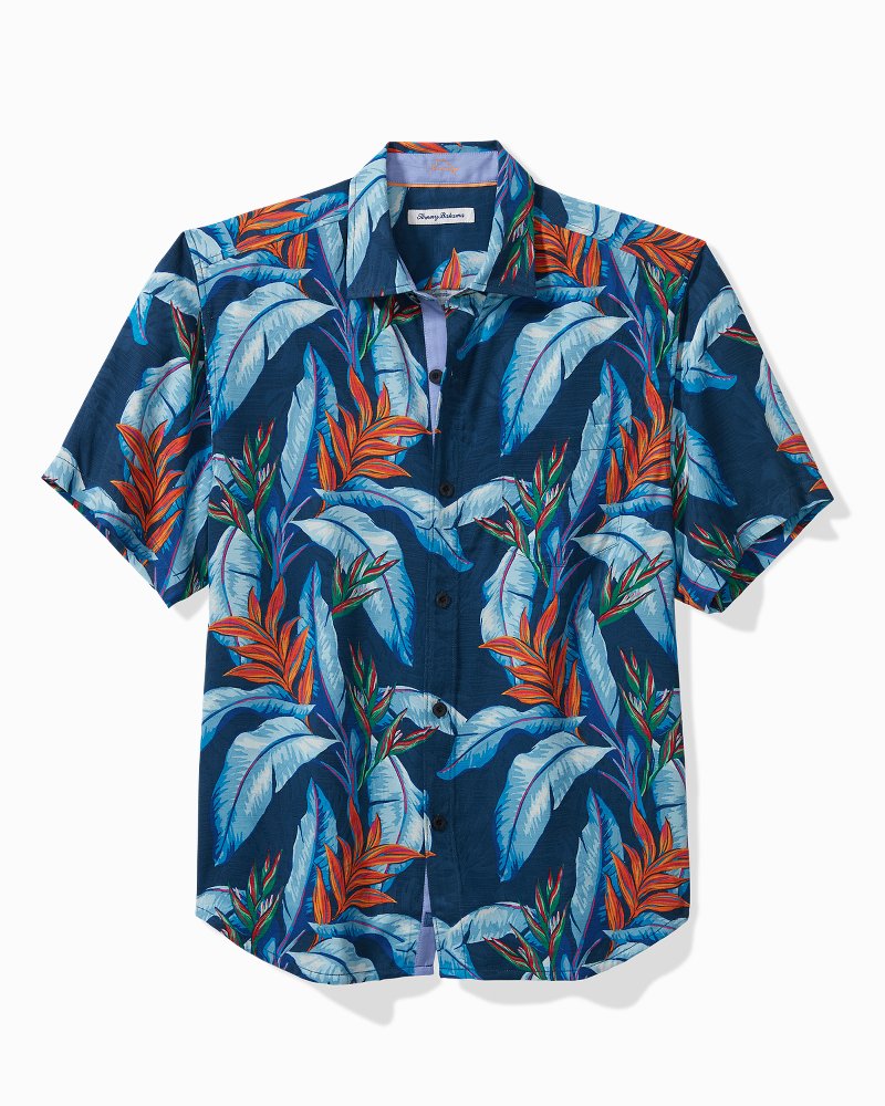 Tommy Bahama Men's Digital Palms Silk Short Sleeve Camp Shirt, Created for  Macy's - Macy's