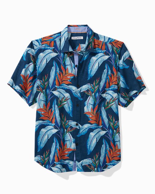 Big & Tall Hot Tropics Silk Camp Shirt
