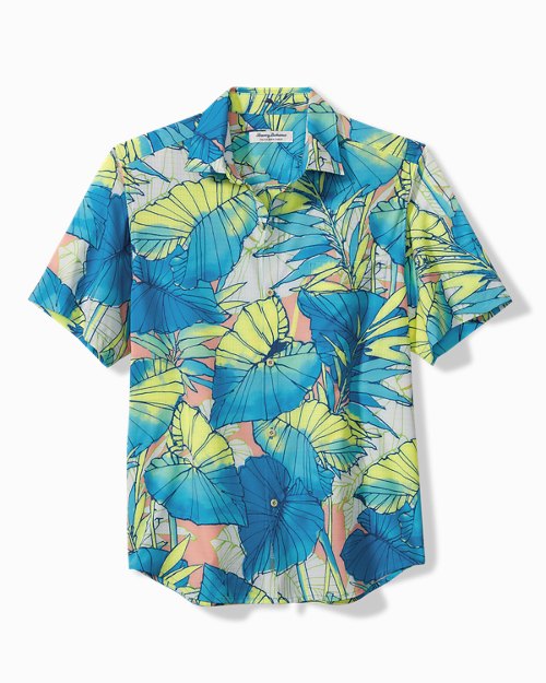 Big & Tall Bahama Coast Nuevo Fronds IslandZone® Short-Sleeve Shirt