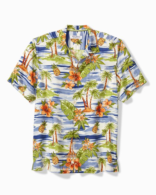 Big & Tall Veracruz Cay Horizon Isles Short-Sleeve Shirt