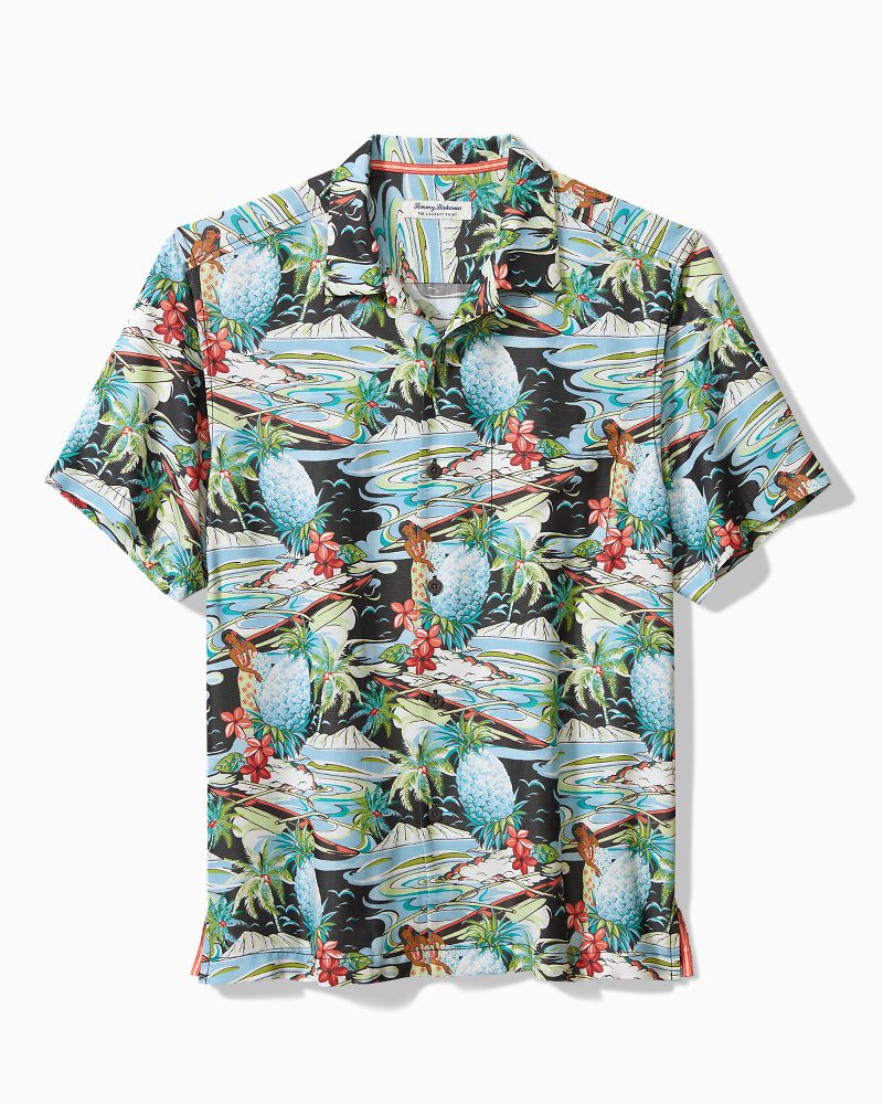 Big & Tall Coconut Point Piña Oasis IslandZone® Camp Shirt