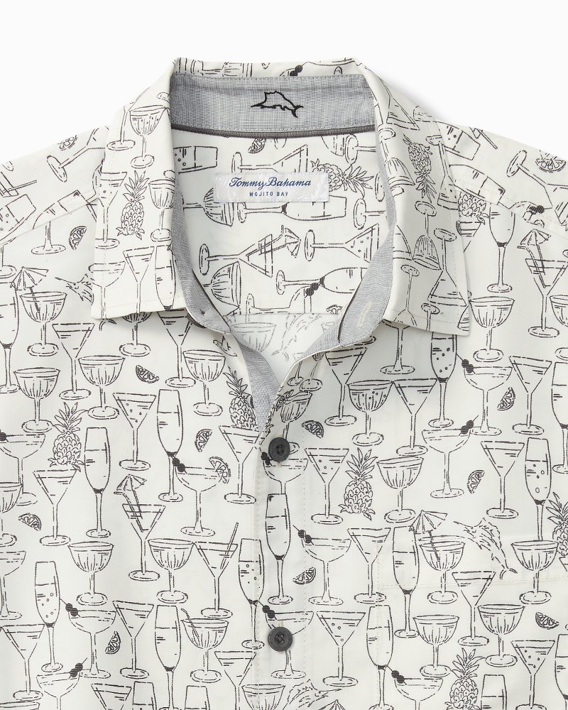 Big & Tall Mojito Bay Sippin' Soiree IslandZone® Short-Sleeve Shirt
