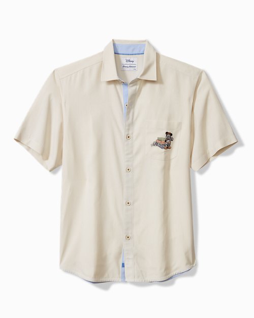 Big & Tall Disney Take the Scenic Route Silk Camp Shirt