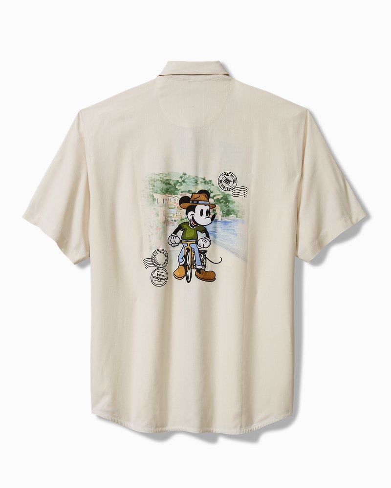 Big & Tall Disney Take the Scenic Route Silk Camp Shirt