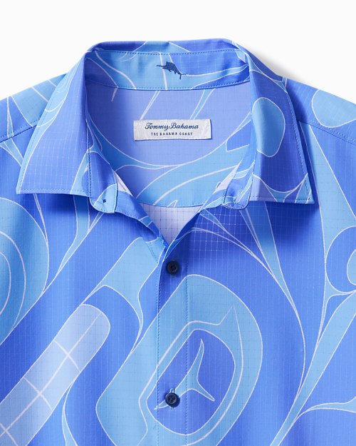 Big & Tall Bahama Coast Ocean Life IslandZone® Short-Sleeve Shirt