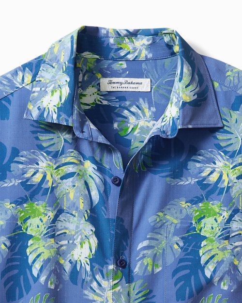 Big & Tall Bahama Coast Marina Fronds IslandZone® Short-Sleeve Shirt