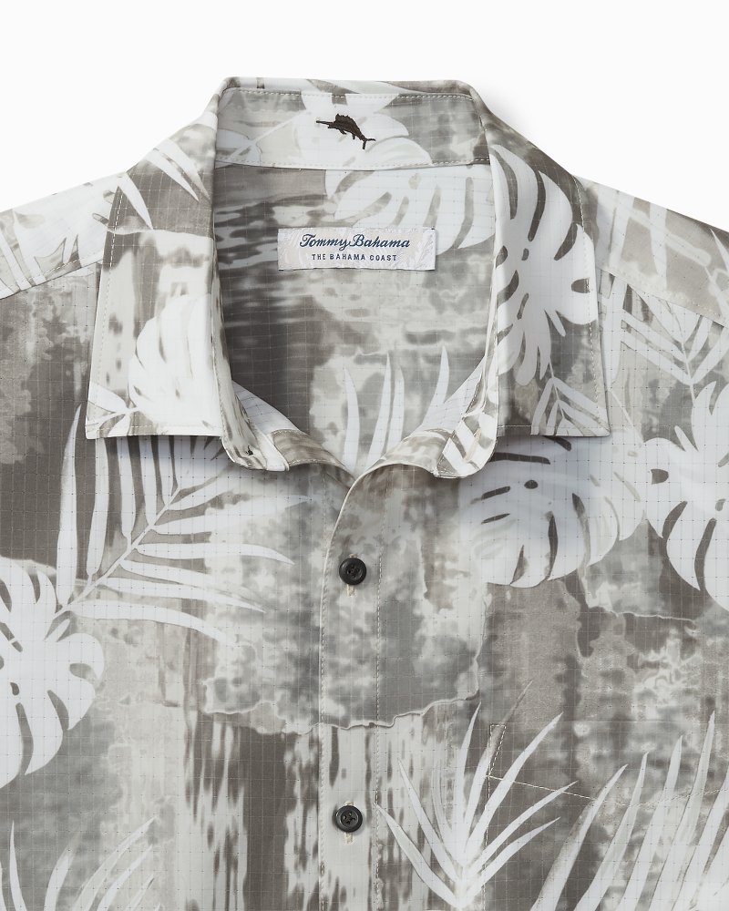 Big & Tall Bahama Coast Legendary Leaves IslandZone® Short-Sleeve Shirt