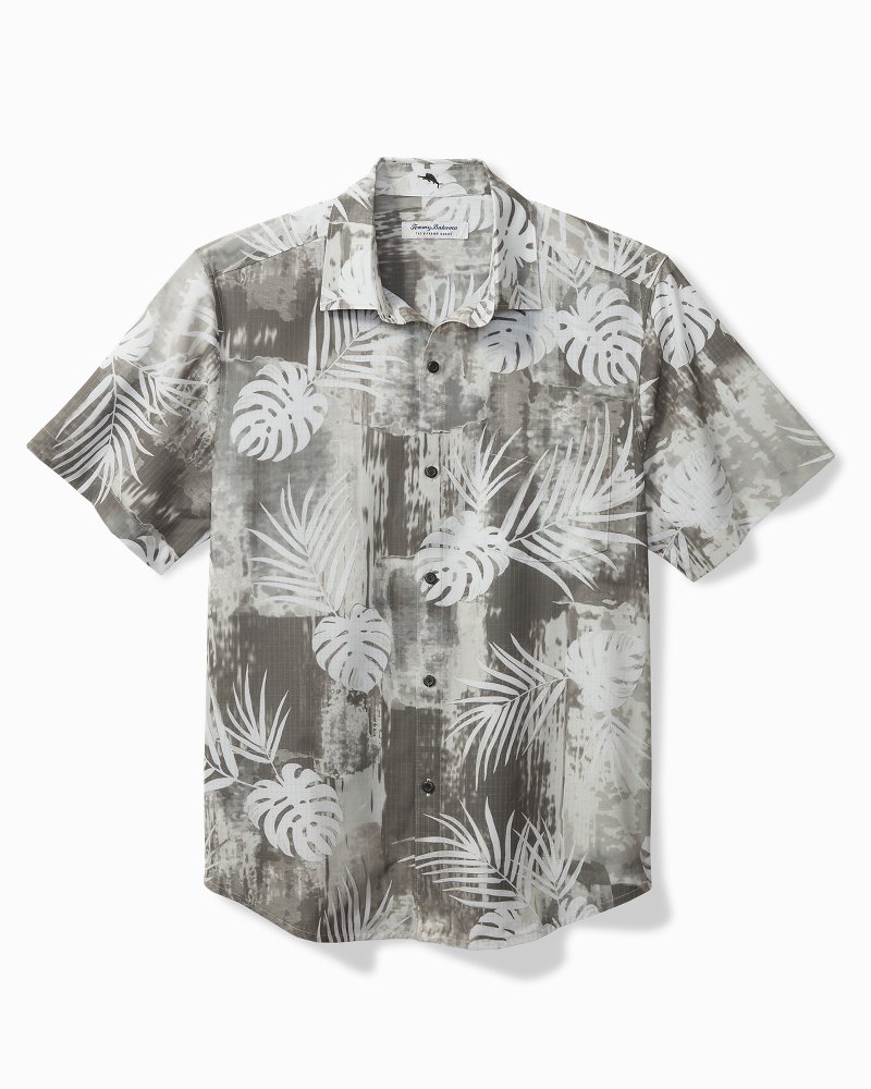Big & Tall Bahama Coast Legendary Leaves IslandZone® Short-Sleeve Shirt