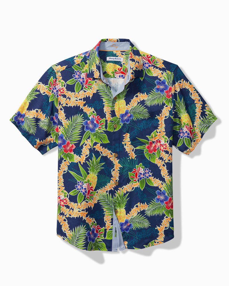 Big & Tall Lei in Paradise IslandZone® Camp Shirt