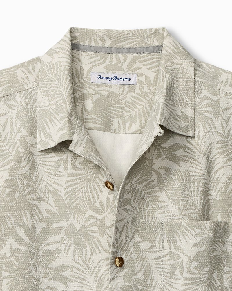 Big & Tall Palm Haven Silk Camp Shirt