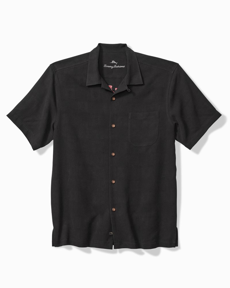 Thumbnail for Big & Tall Vegas State of Mind Silk Camp Shirt