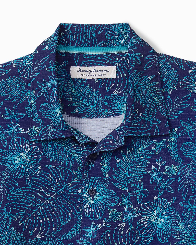 Big & Tall Bahama Coast Azul Burst IslandZone® Polo