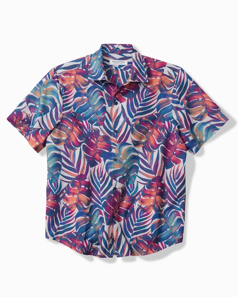 Big & Tall Bahama Coast Monarch Monstera IslandZone® Shirt