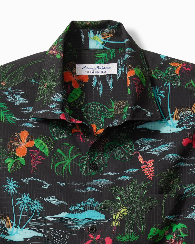 Big & Tall Bahama Coast Neon Shores IslandZone® Shirt