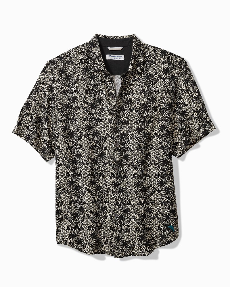 Big & Tall Veracruz Cay Palm Cascade Short-Sleeve Shirt