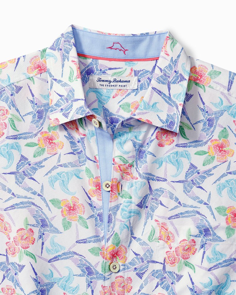 Big & Tall Coconut Point Marlin Mania IslandZone® Camp Shirt