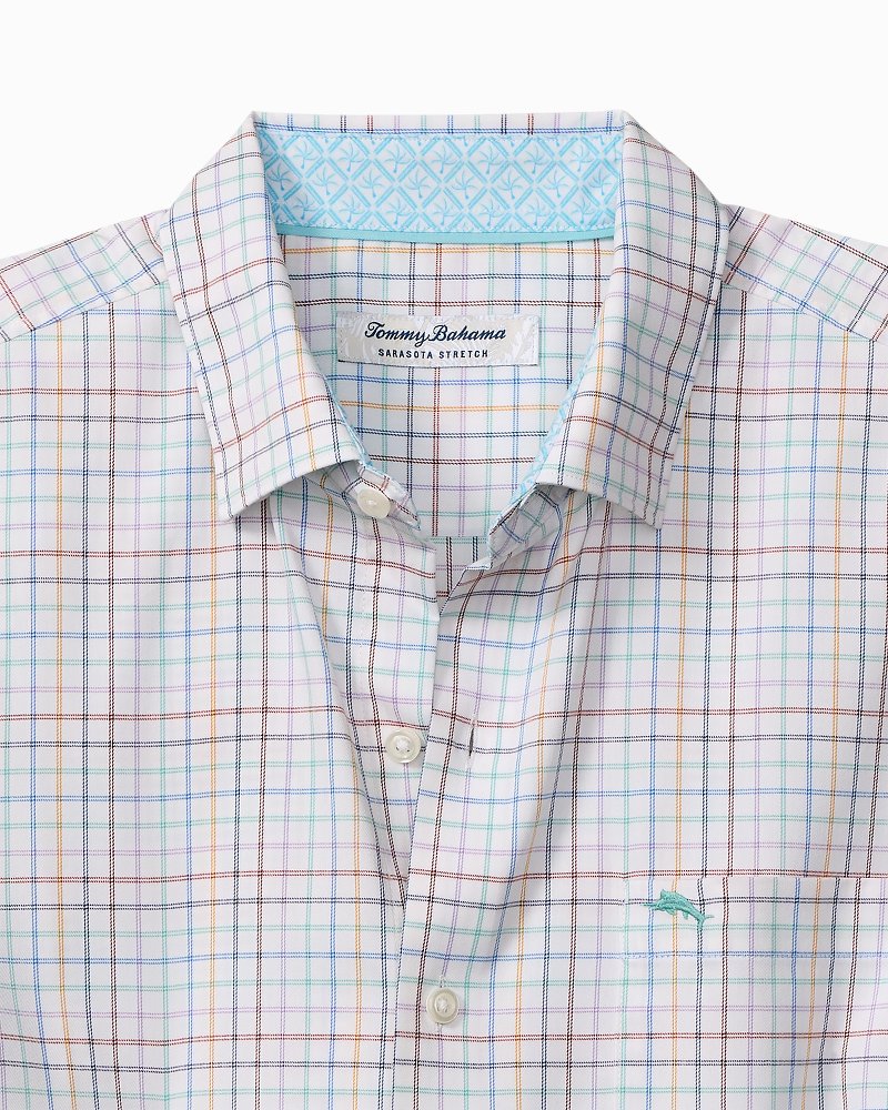 Big & Tall Sarasota Stretch Cabo Check IslandZone® Shirt