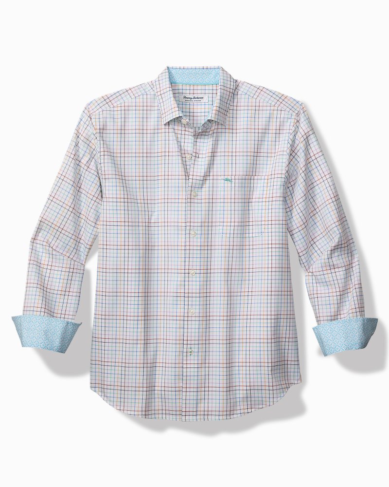 Big & Tall Sarasota Stretch Cabo Check IslandZone® Shirt