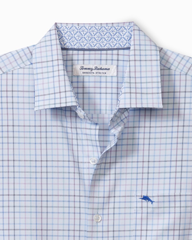 Big & Tall Sarasota Stretch Cabo Check IslandZone Shirt
