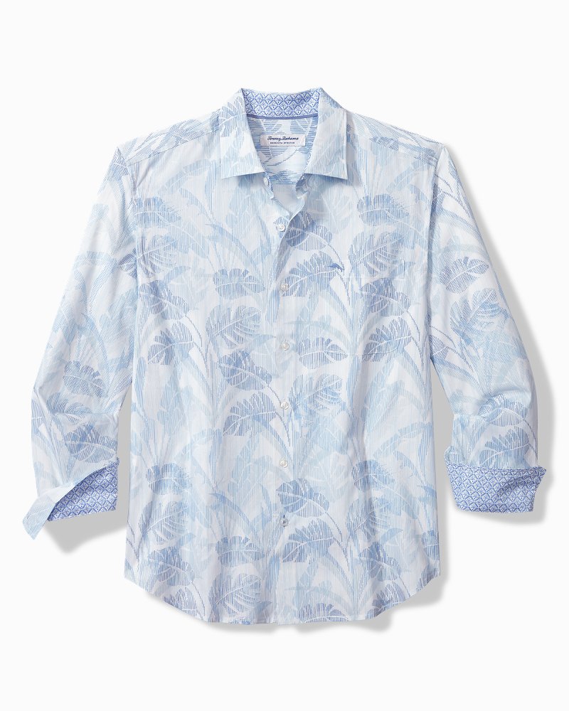 Big & Tall Sarasota Stretch Misty Fronds IslandZone® Shirt