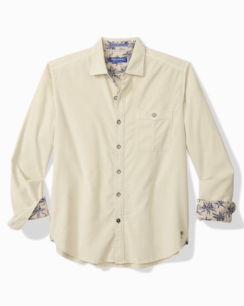 Big & Tall Coastline Cord Stretch Sun Fade Shirt