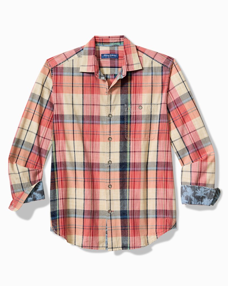 Big & Tall Sunwash Check Long-Sleeve Shirt