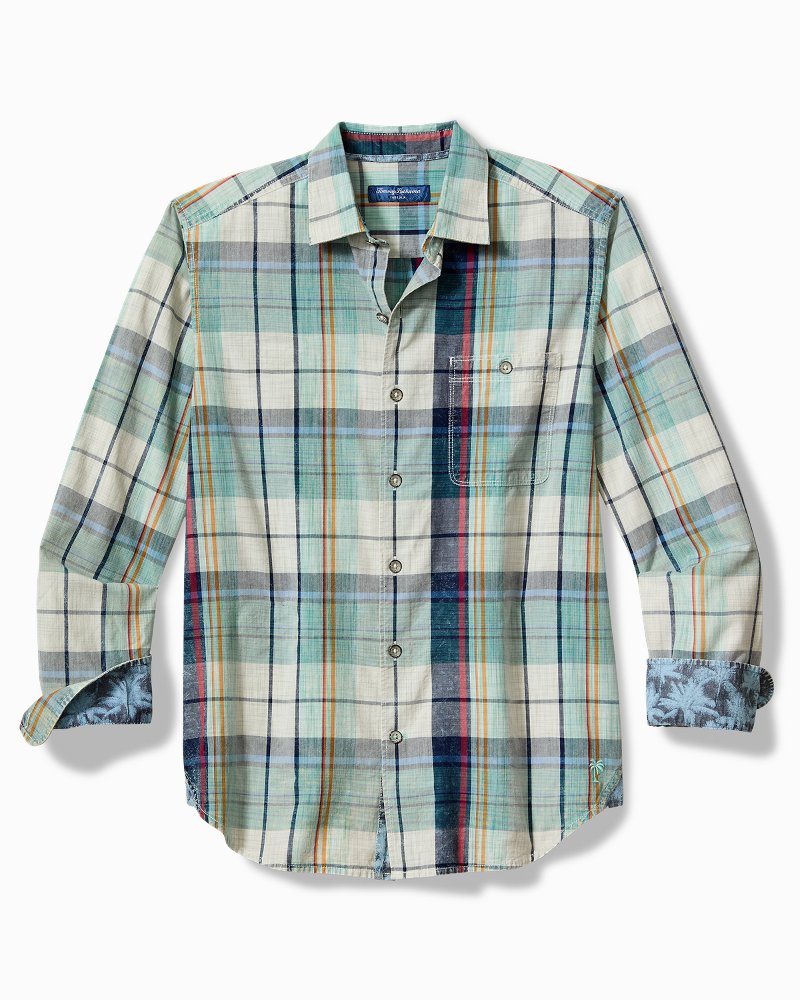 Big & Tall Sunwash Check Long-Sleeve Shirt
