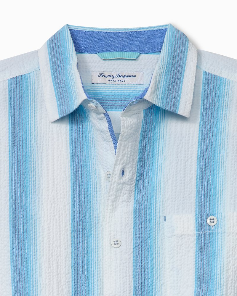 Big & Tall Nova Wave Marina Stripe Cotton-Blend Shirt