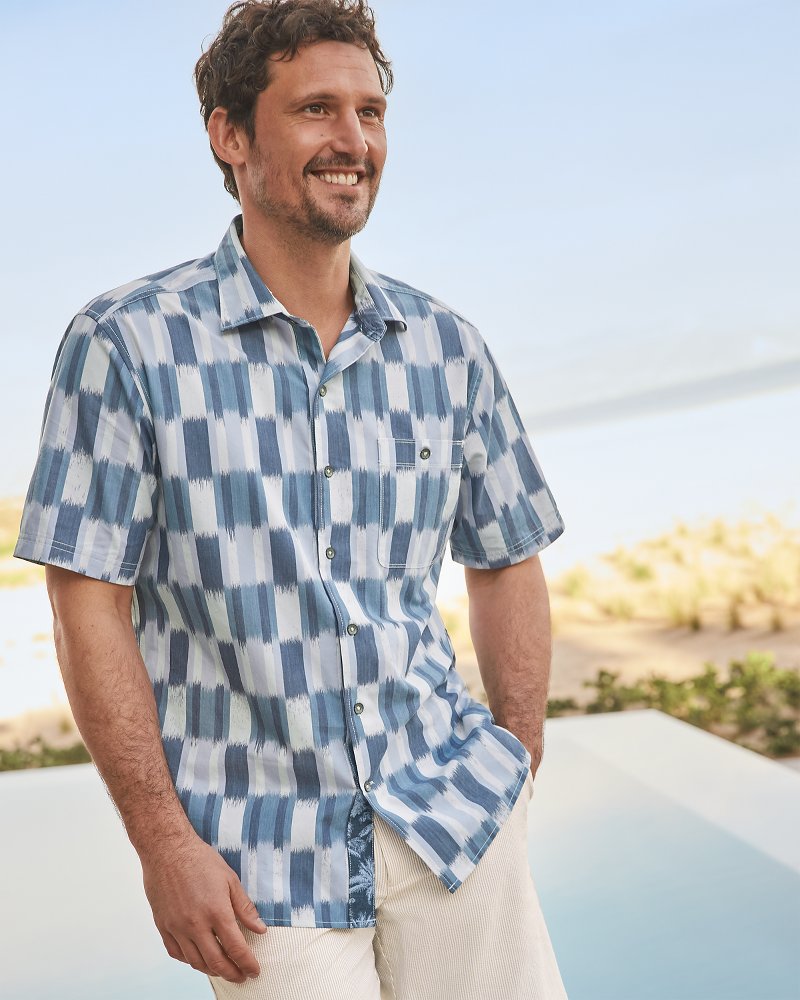 Big & Tall Tortola Villa Batik Cotton-Blend Shirt thumbnail 3