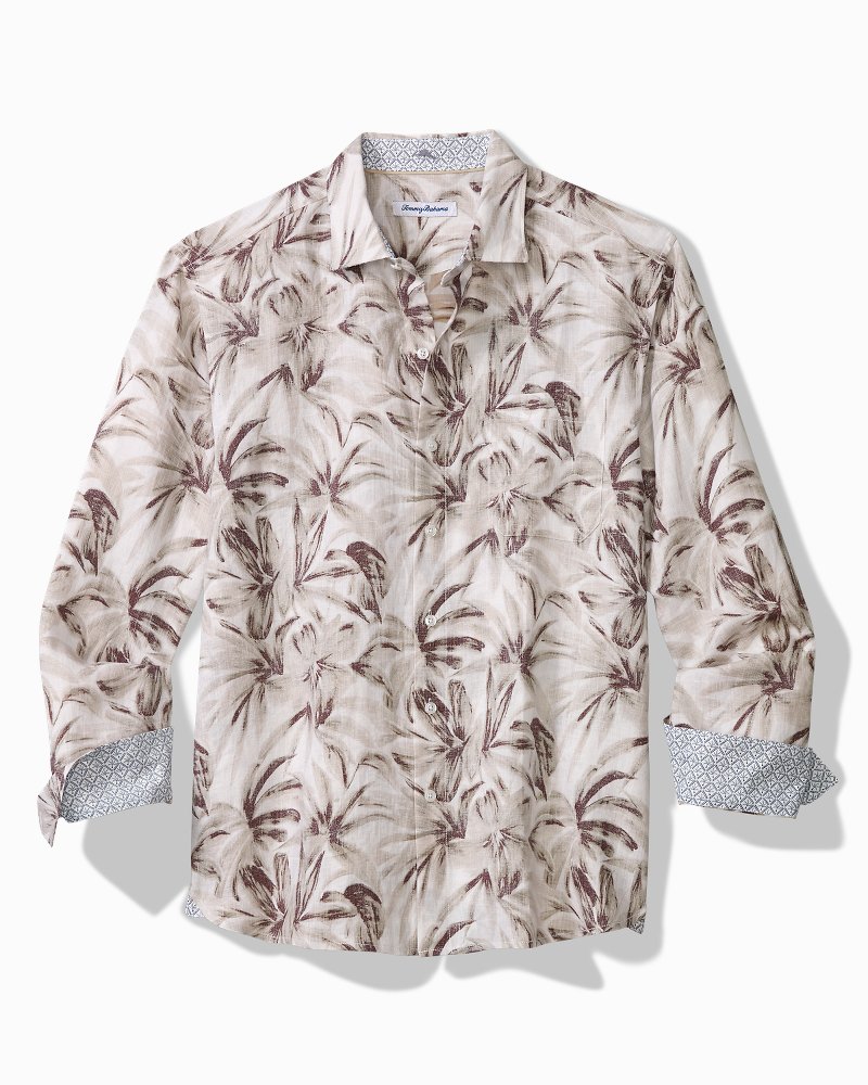 Big & Tall Paradise Dunes Linen Shirt