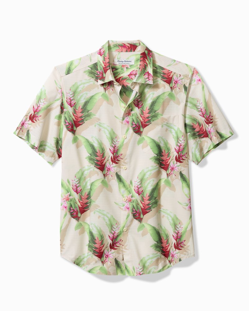 Big & Tall Bahama Coast Paradise Blooms IslandZone® Shirt