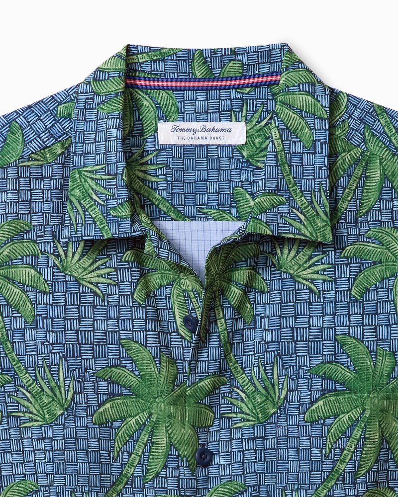 Big & Tall Bahama Coast Palma Rattan IslandZone® Shirt