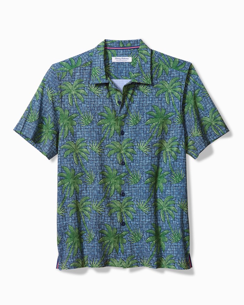 Big & Tall Bahama Coast Palma Rattan IslandZone® Shirt