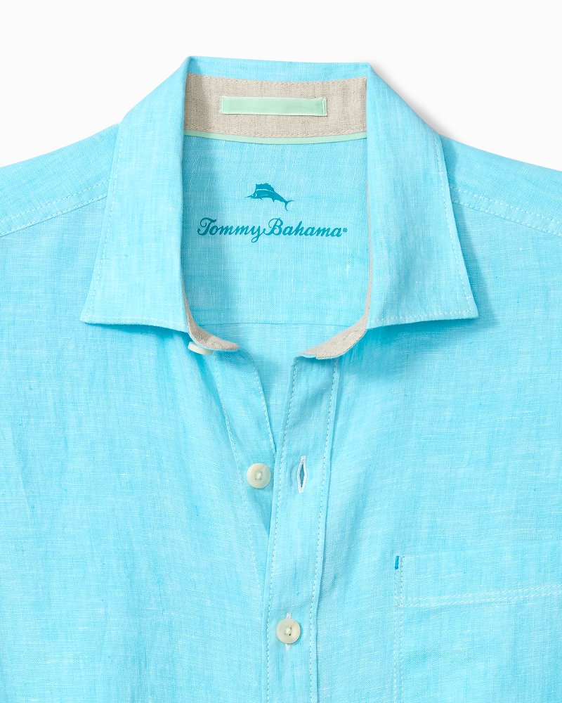 Big & Tall Paradise Breezer Linen Long-Sleeve Shirt