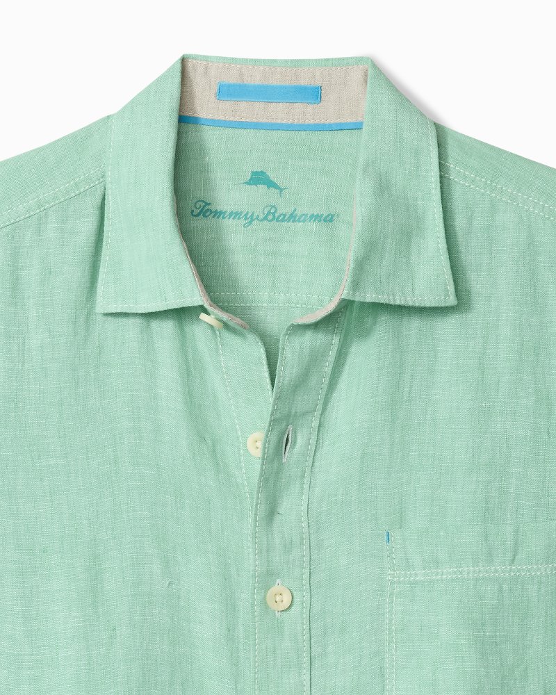 Big & Tall Paradise Breezer Linen Long-Sleeve Shirt